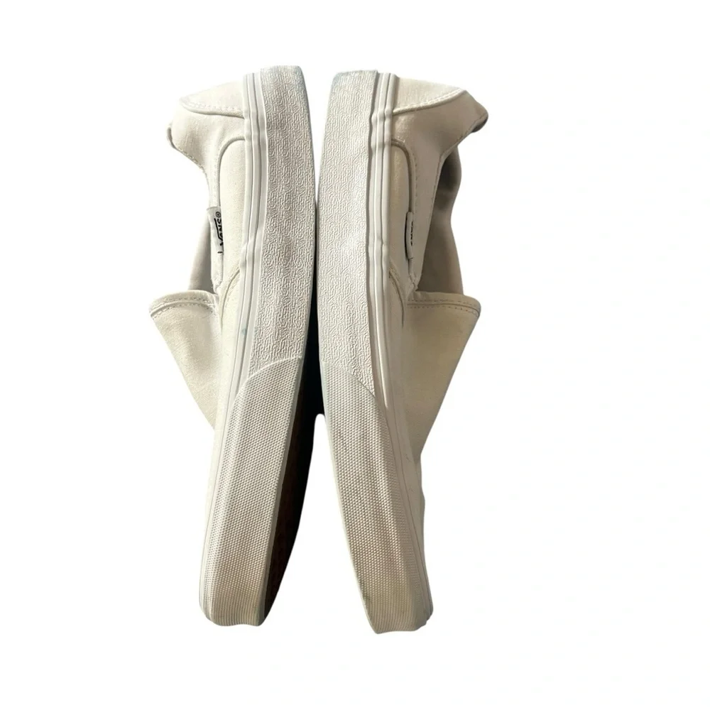 Vans Women's Classic White Slip On Sneakers